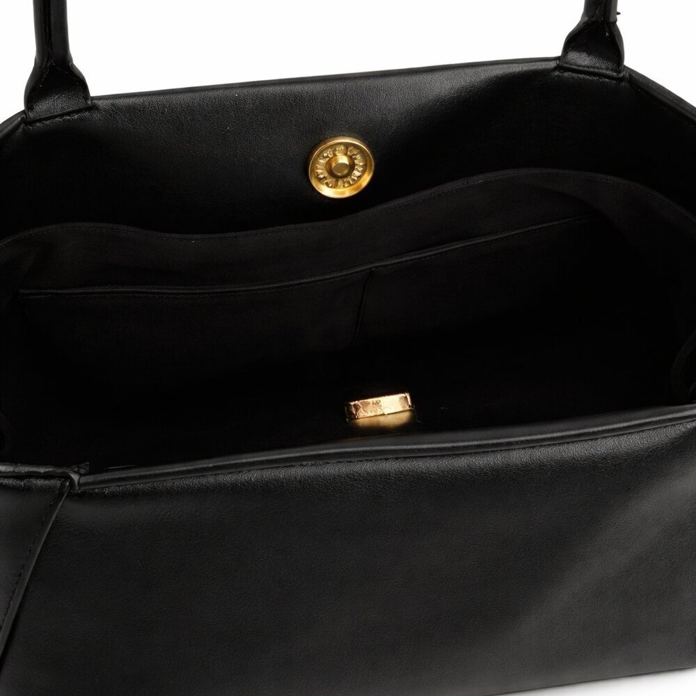 Soft Faux Leather Structured Tote – Budget Friendly Chic - Picture 5 of 6